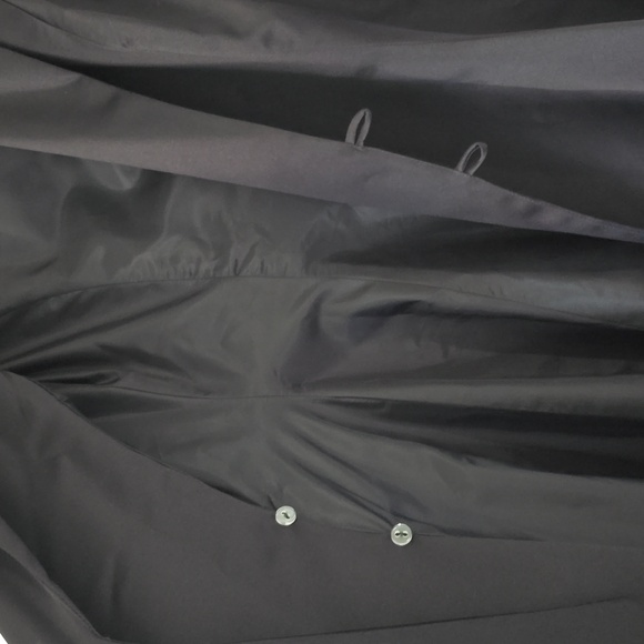 Vintage Black Velvet Trim Opera Gown 🖤 Medium - Picture 6 of 8